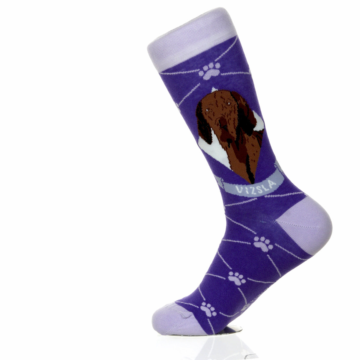 Vizsla Argyle Pups Sock Atomica