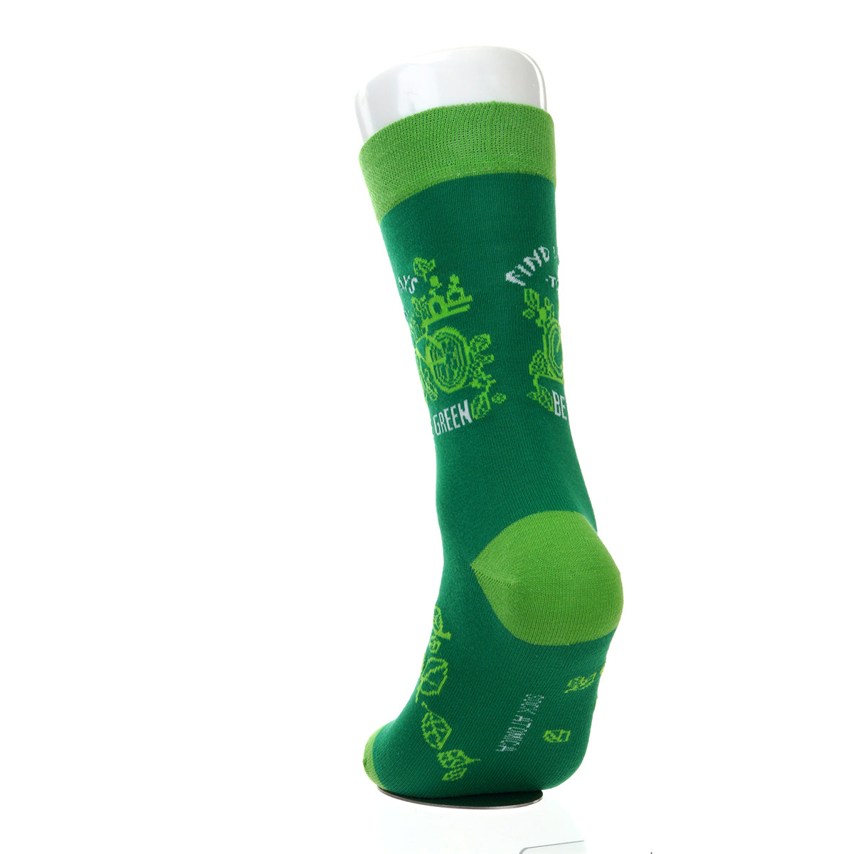 Beautifica Unisex Socks - Green Data Small